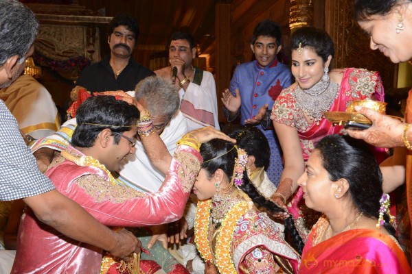 Balakrishna's Daughter Tejaswini Weds Sri Bharat Wedding Photos 