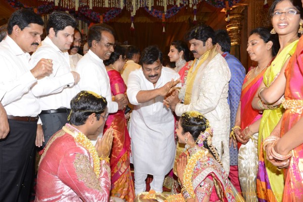 Balakrishna's Daughter Tejaswini Weds Sri Bharat Wedding Photos 