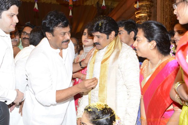 Balakrishna's Daughter Tejaswini Weds Sri Bharat Wedding Photos 