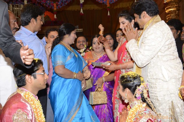 Balakrishna's Daughter Tejaswini Weds Sri Bharat Wedding Photos 