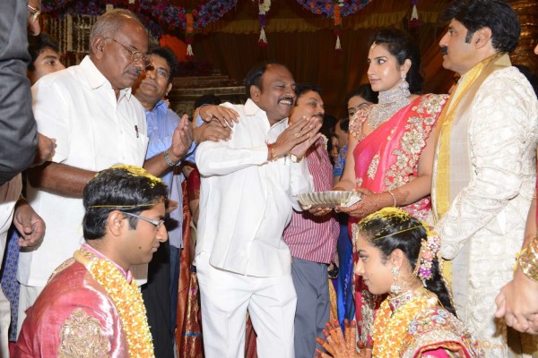 Balakrishna's Daughter Tejaswini Weds Sri Bharat Wedding Photos 