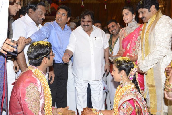 Balakrishna's Daughter Tejaswini Weds Sri Bharat Wedding Photos 