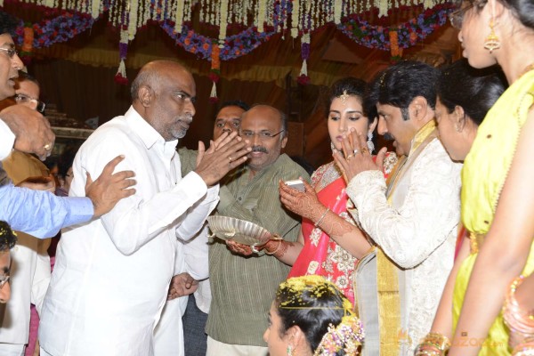 Balakrishna's Daughter Tejaswini Weds Sri Bharat Wedding Photos 