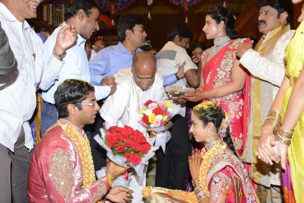 Balakrishna's Daughter Tejaswini Weds Sri Bharat Wedding Photos 