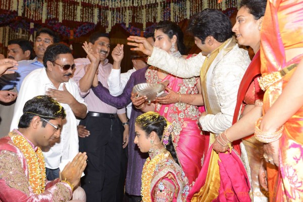 Balakrishna's Daughter Tejaswini Weds Sri Bharat Wedding Photos 