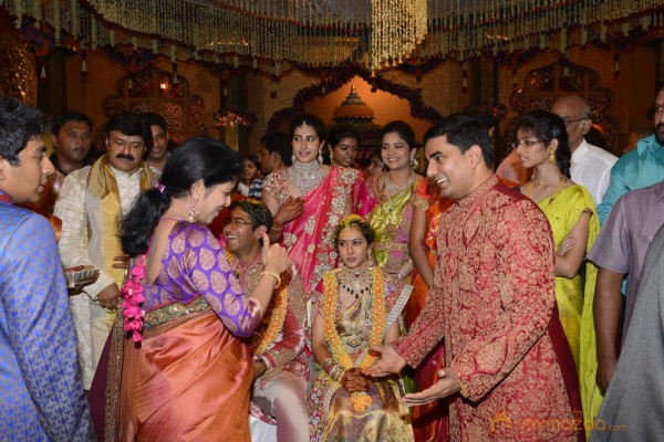 Balakrishna's Daughter Tejaswini Weds Sri Bharat Wedding Photos 