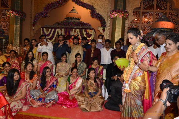 Balakrishna's Daughter Tejaswini Weds Sri Bharat Wedding Photos 