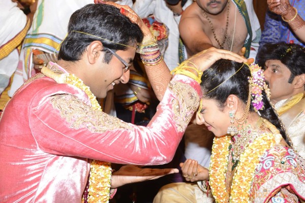 Balakrishna's Daughter Tejaswini Weds Sri Bharat Wedding Photos 