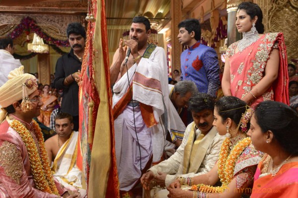 Balakrishna's Daughter Tejaswini Weds Sri Bharat Wedding Photos 