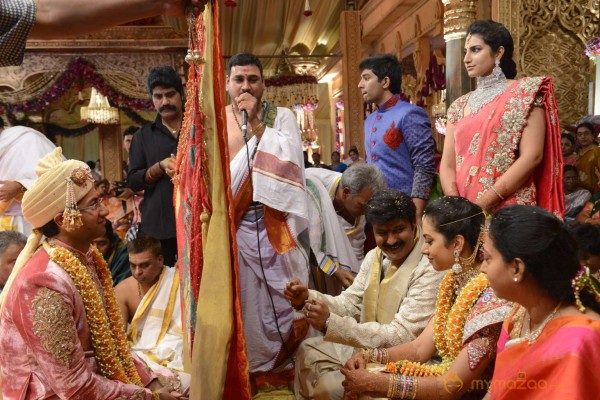 Balakrishna's Daughter Tejaswini Weds Sri Bharat Wedding Photos 