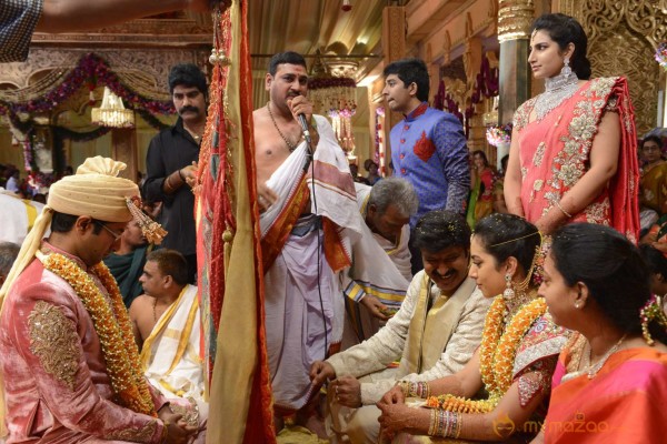 Balakrishna's Daughter Tejaswini Weds Sri Bharat Wedding Photos 