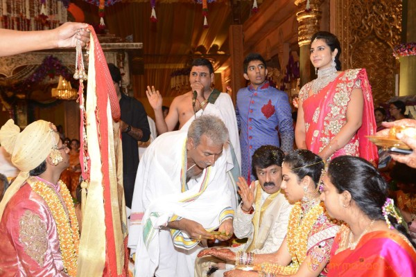 Balakrishna's Daughter Tejaswini Weds Sri Bharat Wedding Photos 