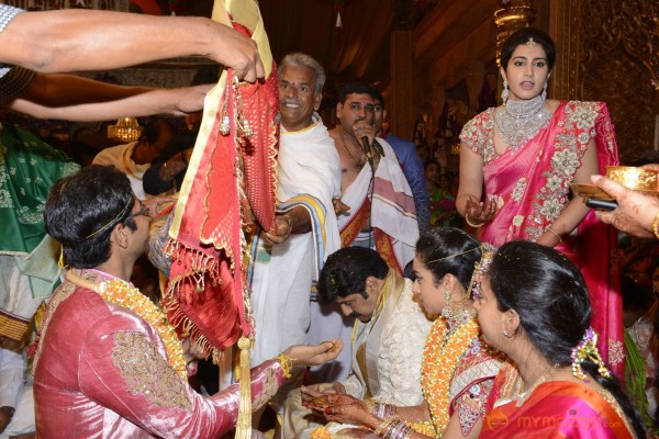 Balakrishna's Daughter Tejaswini Weds Sri Bharat Wedding Photos 