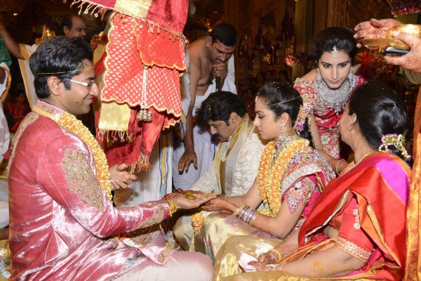 Balakrishna's Daughter Tejaswini Weds Sri Bharat Wedding Photos 