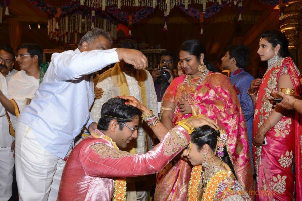 Balakrishna's Daughter Tejaswini Weds Sri Bharat Wedding Photos 