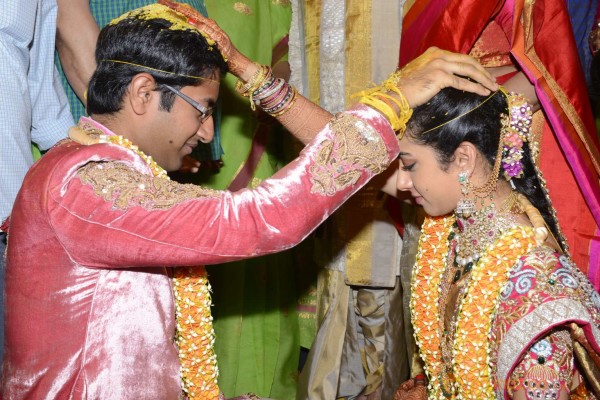 Balakrishna's Daughter Tejaswini Weds Sri Bharat Wedding Photos 