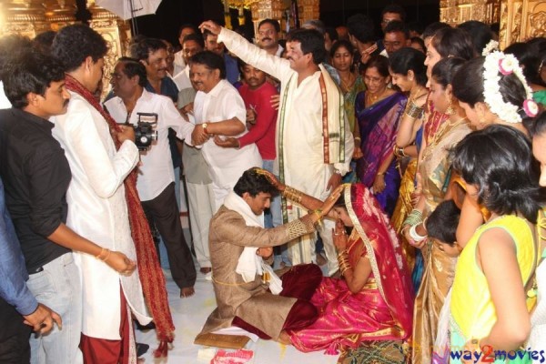 Celebrities at Shivaji Raja Daughter Wedding Photos 