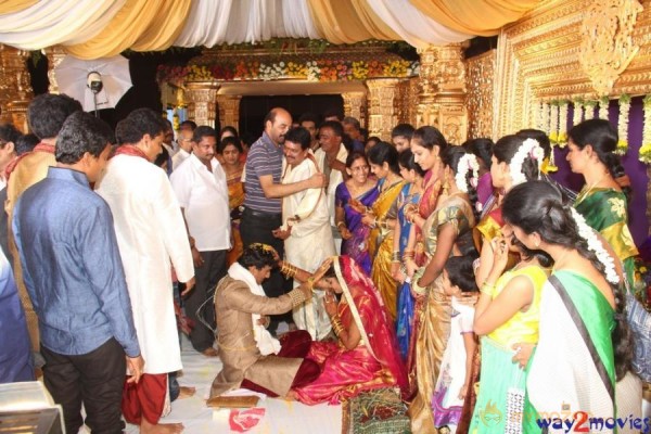 Celebrities at Shivaji Raja Daughter Wedding Photos 