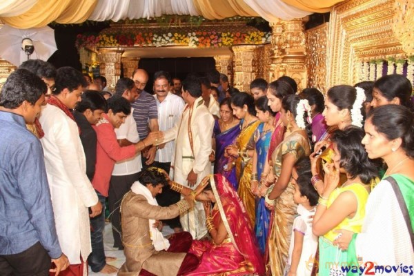 Celebrities at Shivaji Raja Daughter Wedding Photos 