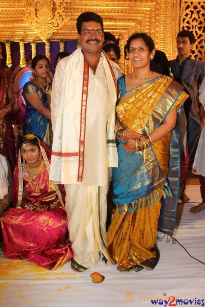 Celebrities at Shivaji Raja Daughter Wedding Photos 