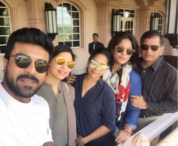 Family Time! #RamCharan at his in-law's place