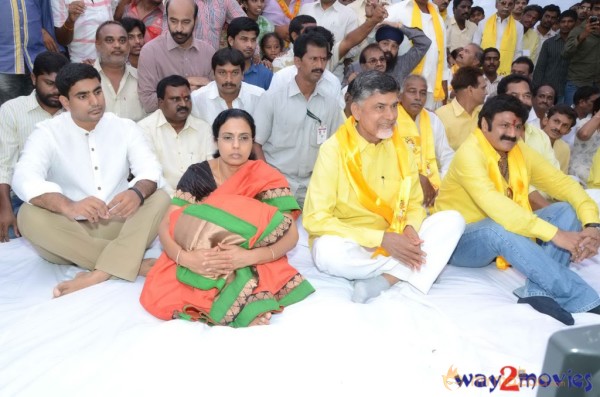 Nandamuri Family at NTR Ghat 