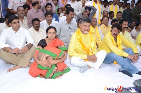 Nandamuri Family at NTR Ghat 