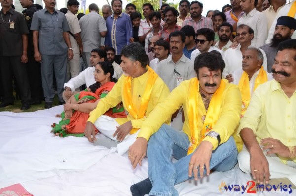 Nandamuri Family at NTR Ghat 