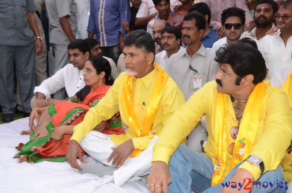 Nandamuri Family at NTR Ghat 