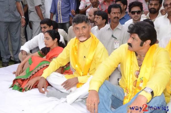 Nandamuri Family at NTR Ghat 