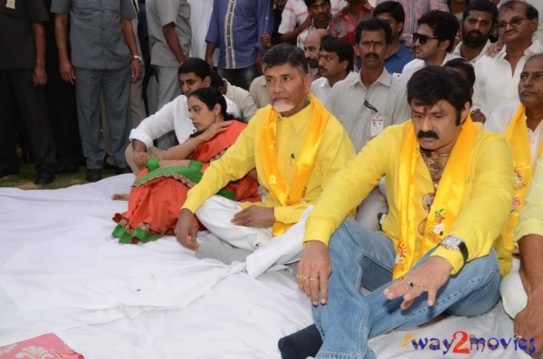 Nandamuri Family at NTR Ghat 