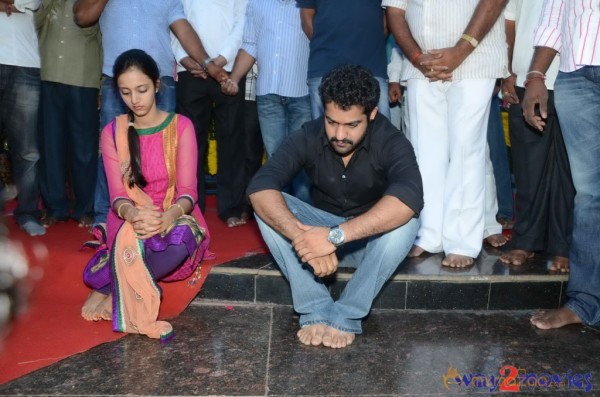 Nandamuri Family at NTR Ghat 