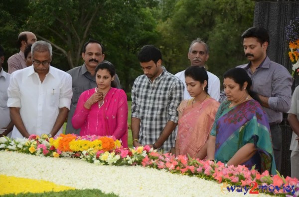 Nandamuri Family at NTR Ghat 