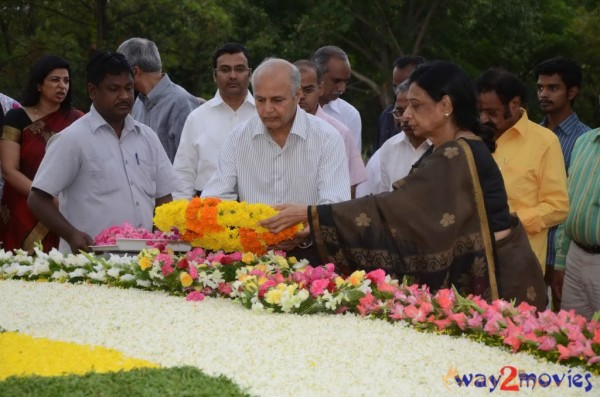 Nandamuri Family at NTR Ghat 