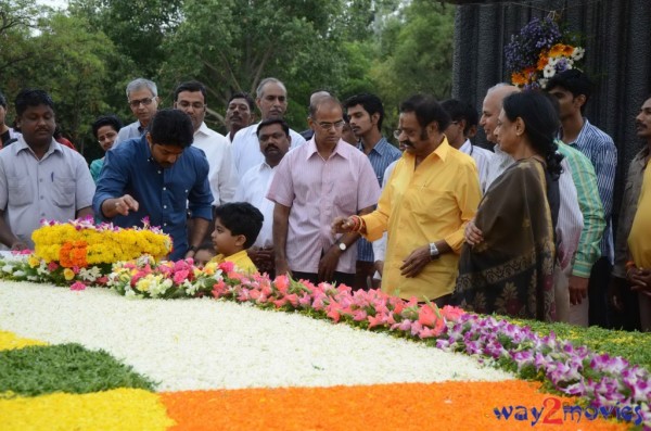 Nandamuri Family at NTR Ghat 