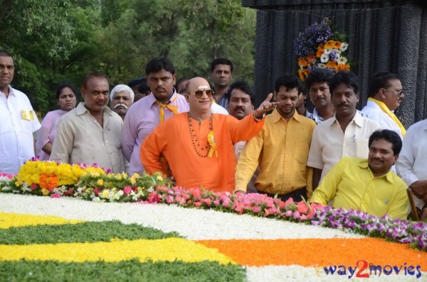 Nandamuri Family at NTR Ghat 