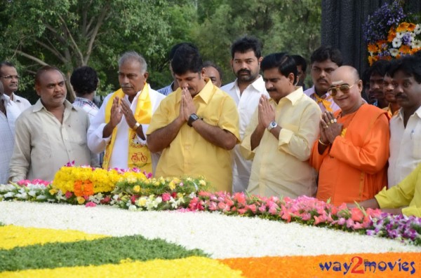 Nandamuri Family at NTR Ghat 