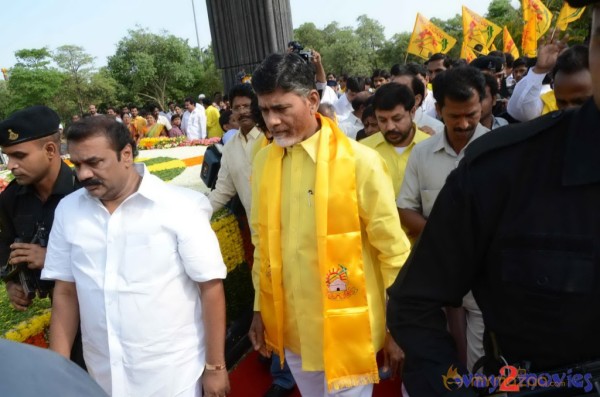 Nandamuri Family at NTR Ghat 