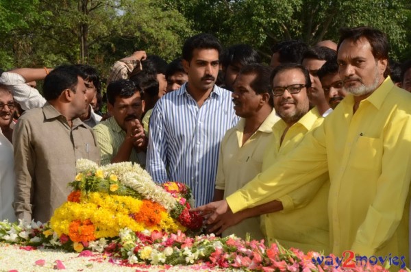 Nandamuri Family at NTR Ghat 