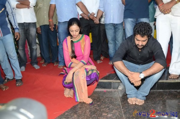 Nandamuri Family at NTR Ghat 