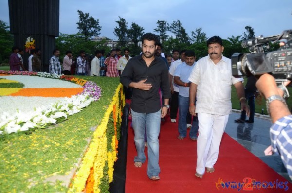 Nandamuri Family at NTR Ghat 