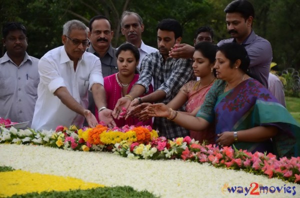 Nandamuri Family at NTR Ghat 