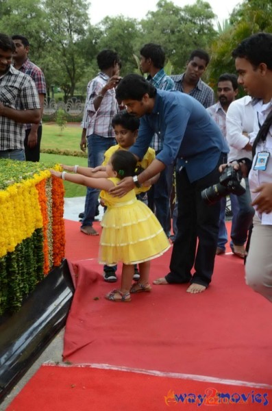 Nandamuri Family at NTR Ghat 