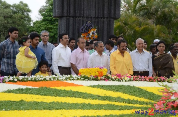 Nandamuri Family at NTR Ghat 