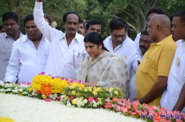 Nandamuri Family at NTR Ghat 