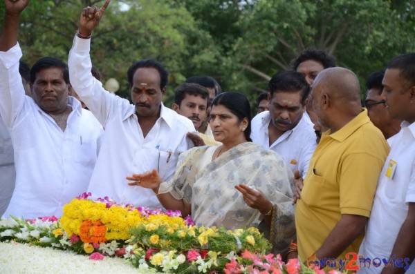 Nandamuri Family at NTR Ghat 