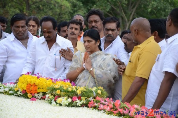 Nandamuri Family at NTR Ghat 