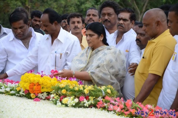 Nandamuri Family at NTR Ghat 