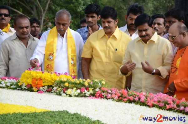 Nandamuri Family at NTR Ghat 