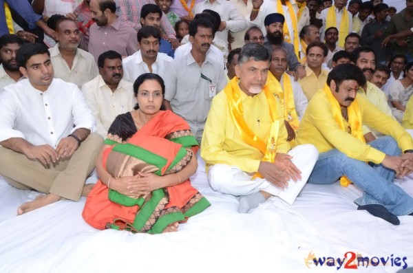 Nandamuri Family at NTR Ghat 